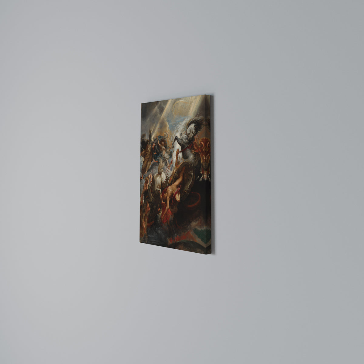 FURY IN MOTION Vertical Canvas Print