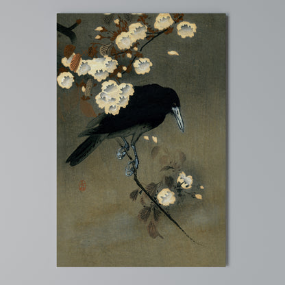 PETALS AND CROWS Κατακόρυφος Πίνακας σε Καμβά