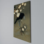 PETALS AND CROWS Vertical Canvas Print