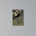 PETALS AND CROWS Vertical Canvas Print