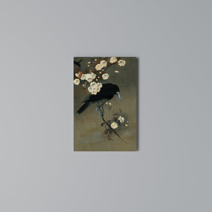 PETALS AND CROWS Κατακόρυφος Πίνακας σε Καμβά