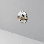 JAPANESE FLOCK OF CRANES Decorative Art Shelf