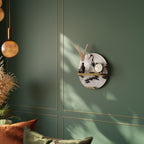 JAPANESE FLOCK OF CRANES Decorative Art Shelf