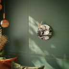 JAPANESE FLOCK OF CRANES Decorative Art Shelf