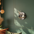 JAPANESE FLOCK OF CRANES Decorative Art Shelf