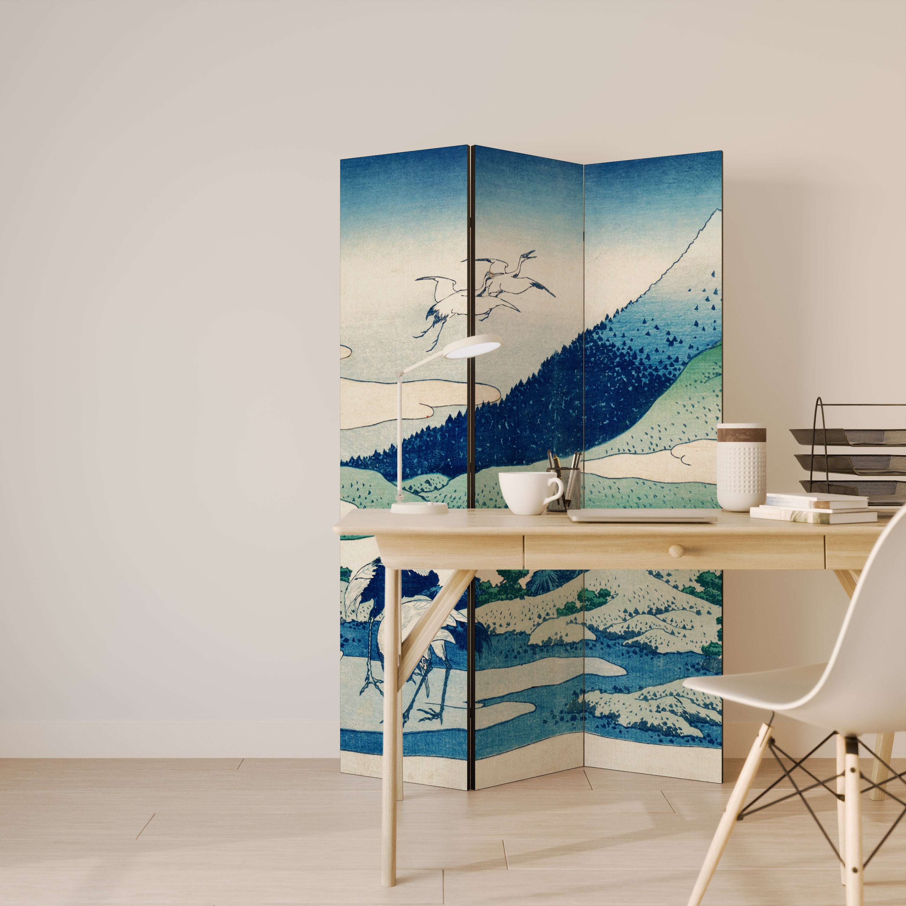 UMEZAWA MANOR Biombo de 3 Painéis