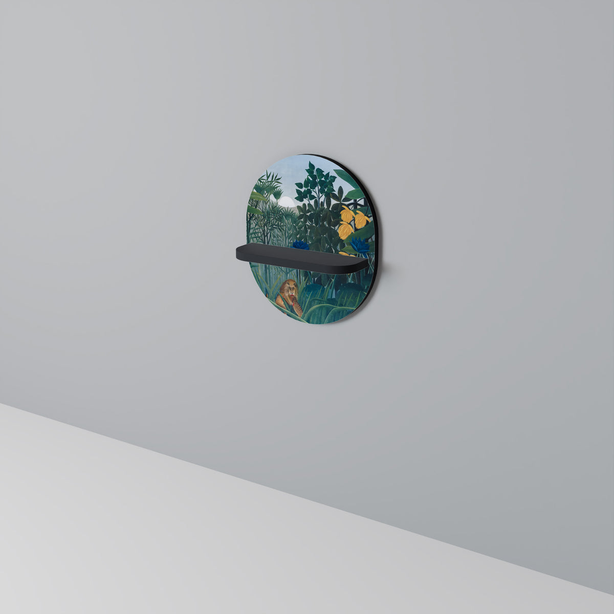 THE REPAST OF THE LION Dekoratives Wandregal