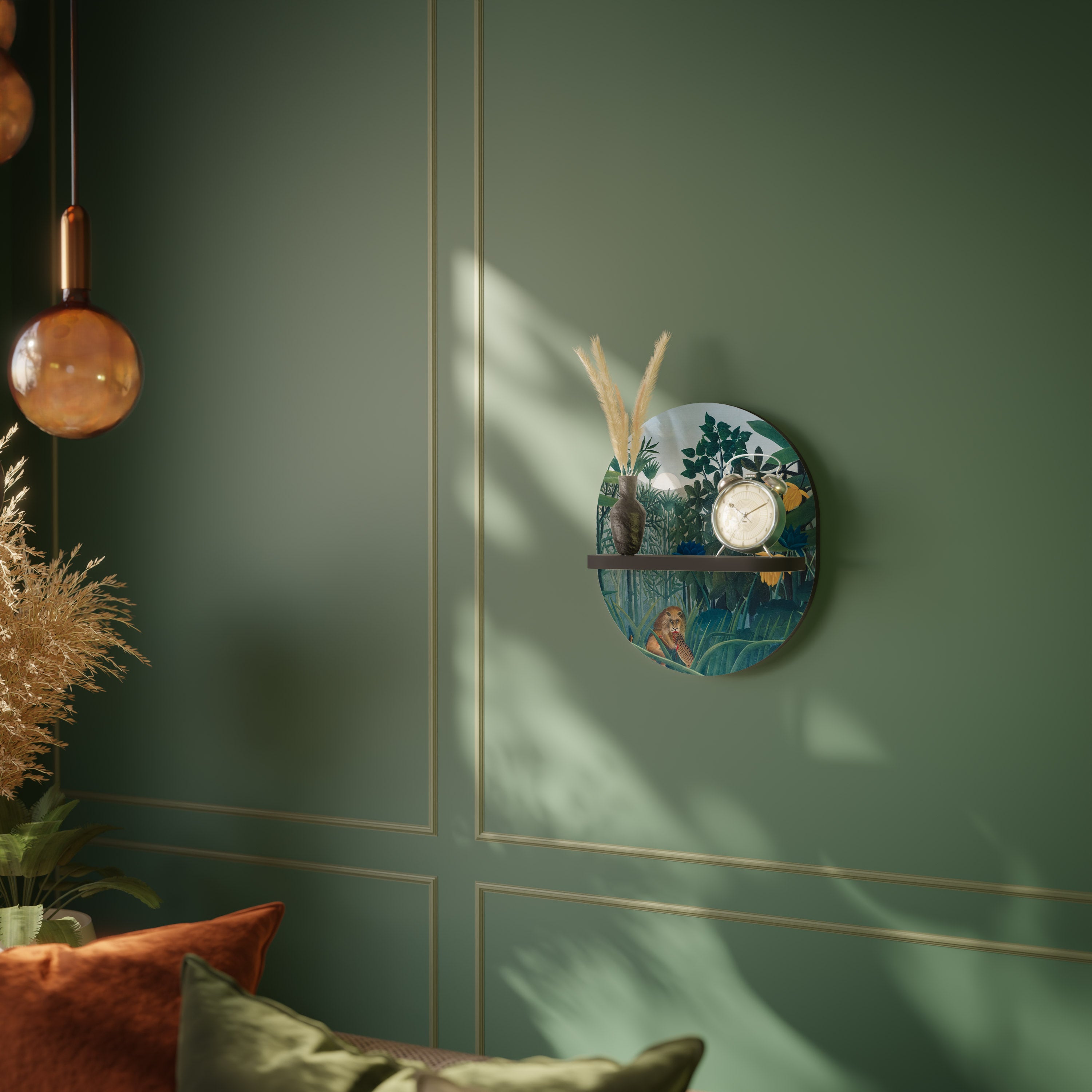 THE REPAST OF THE LION Decorative Art Shelf