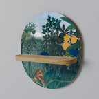 THE REPAST OF THE LION Decorative Art Shelf