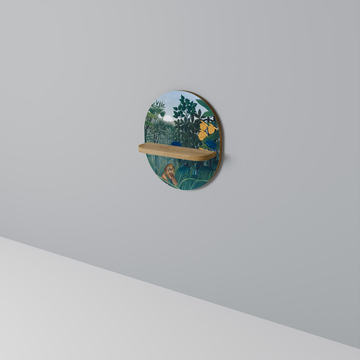 THE REPAST OF THE LION Dekoratives Wandregal