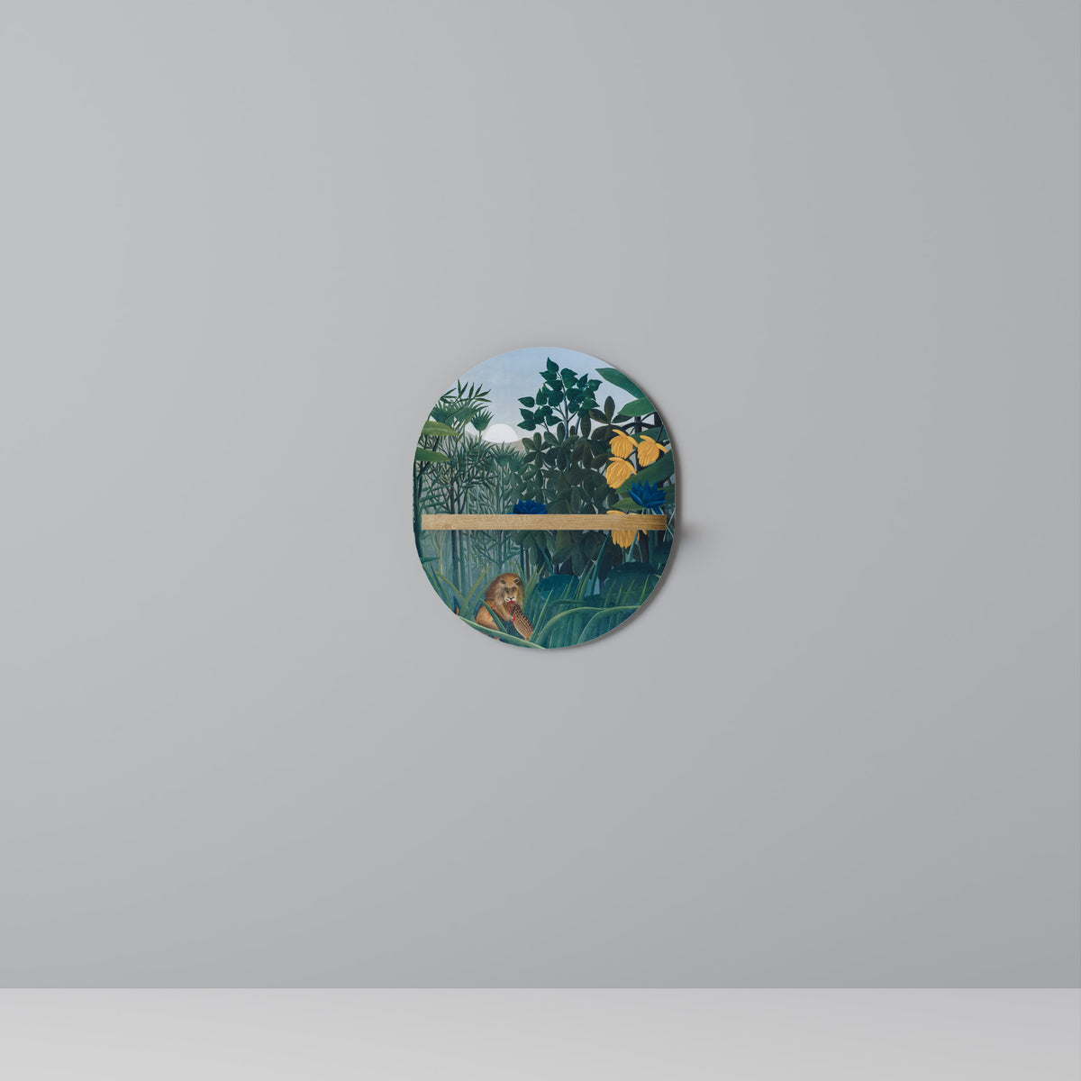 THE REPAST OF THE LION Dekoratives Wandregal