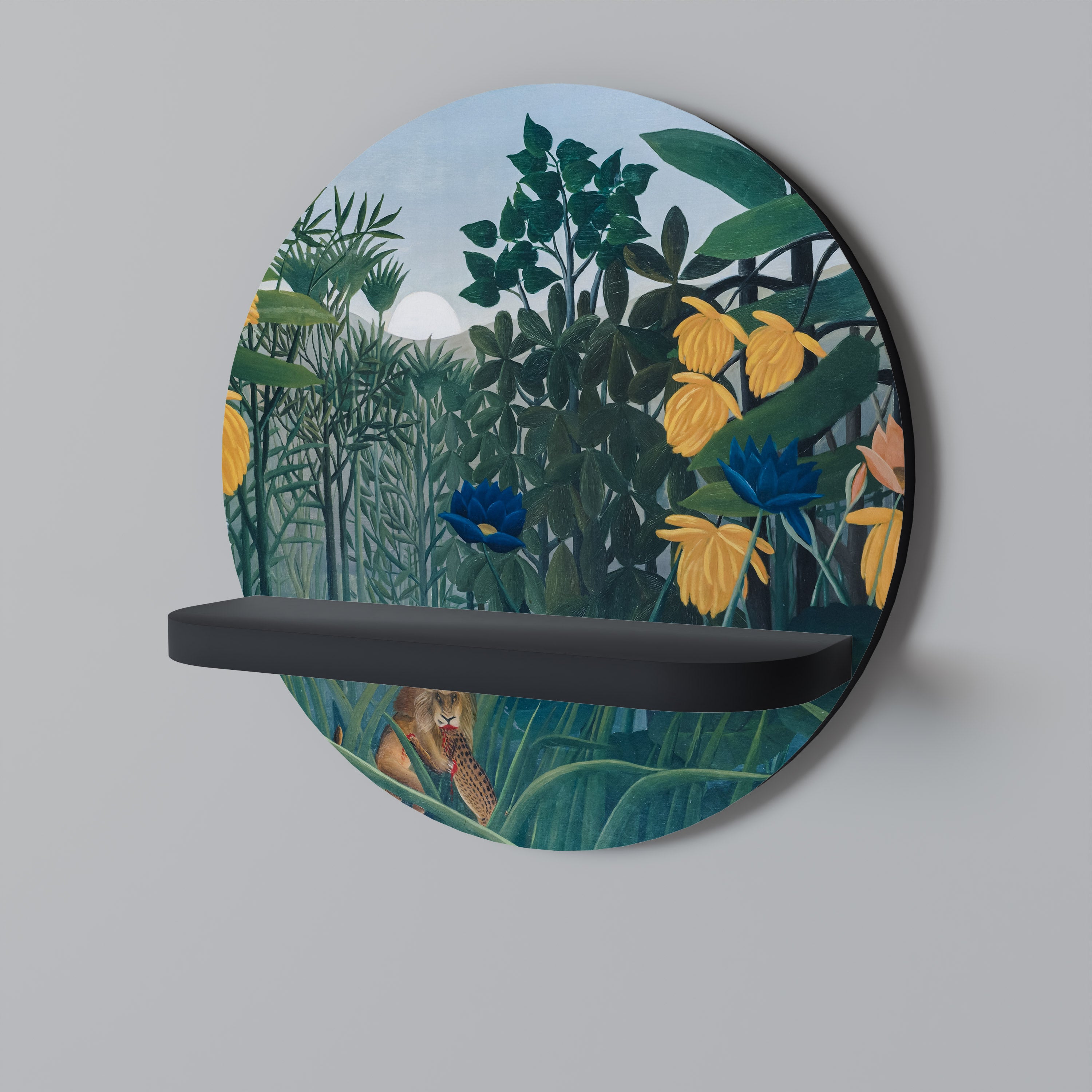 THE REPAST OF THE LION Decorative Art Shelf