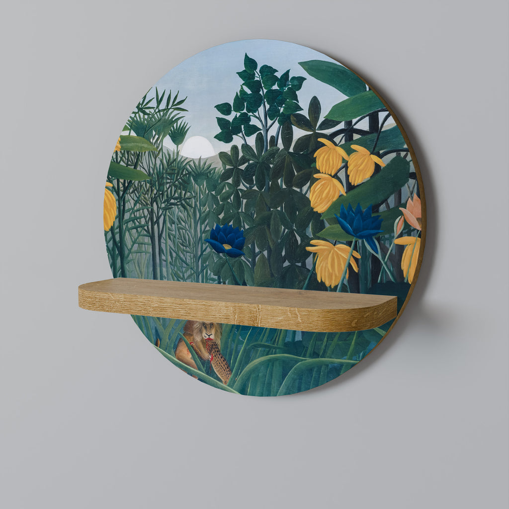 THE REPAST OF THE LION Decorative Art Shelf