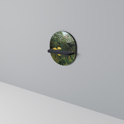 VIRGIN FOREST WITH SUNSET Art Shelf