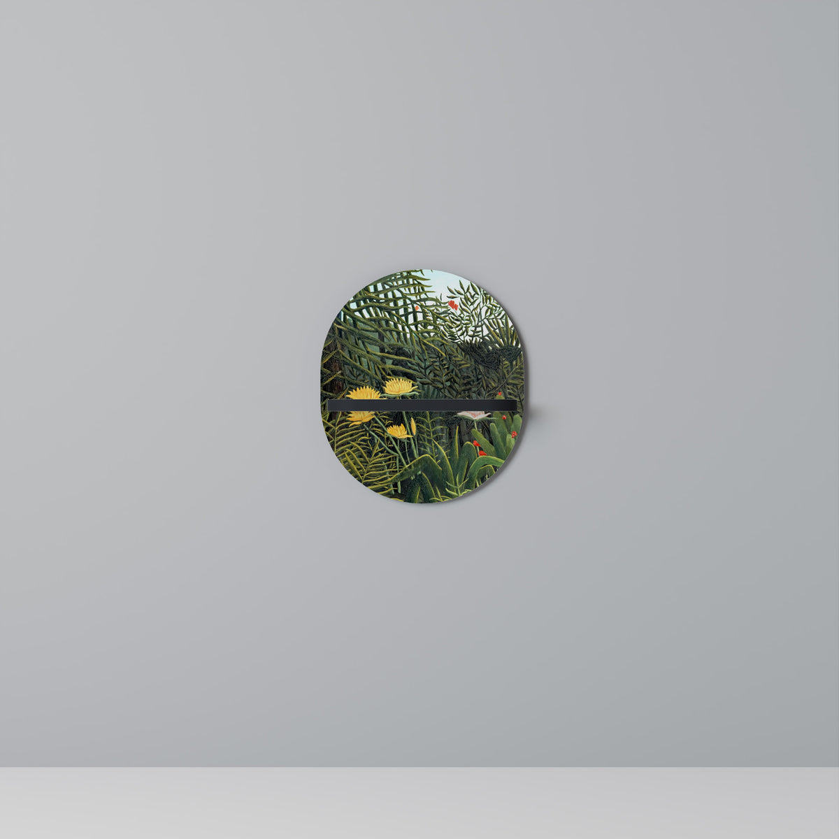 VIRGIN FOREST WITH SUNSET Art Shelf