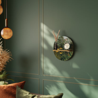 VIRGIN FOREST WITH SUNSET Art Shelf