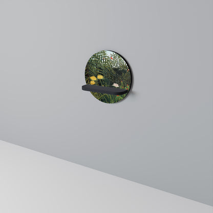 VIRGIN FOREST WITH SUNSET Art Shelf