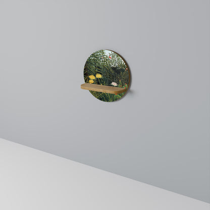 VIRGIN FOREST WITH SUNSET Art Shelf