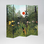 VIRGIN FOREST WITH SUNSET 5-Panel Room Divider