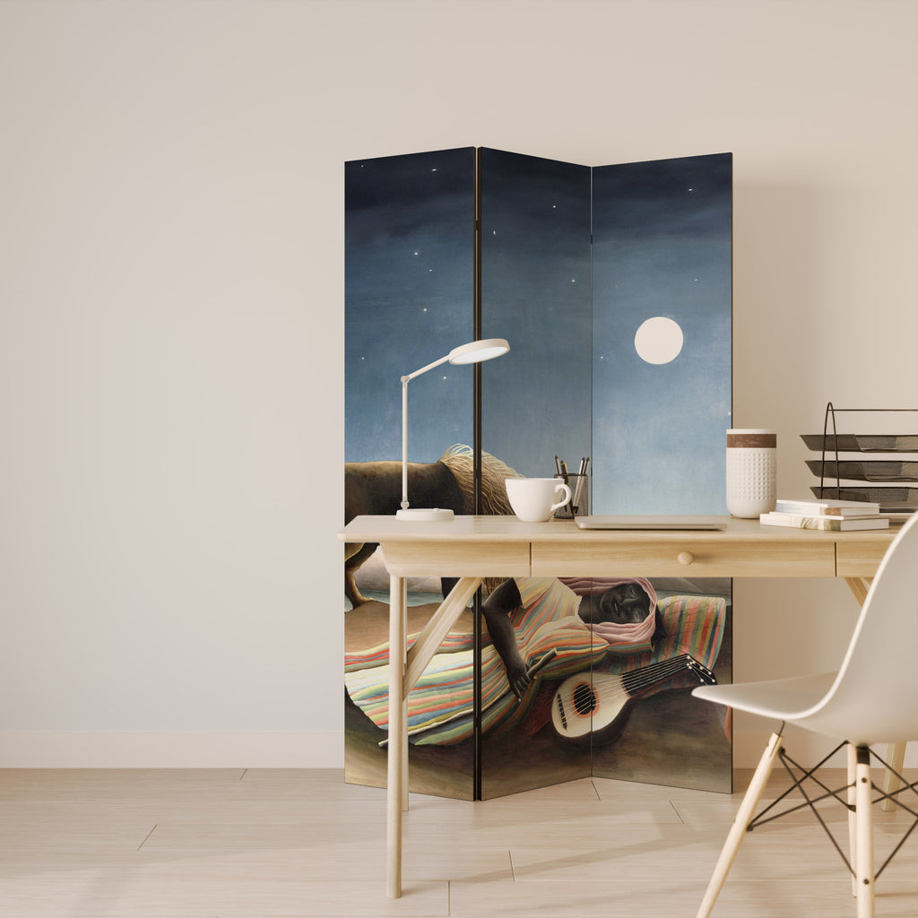 THE SLEEPING GYPSY Biombo de 3 Painéis