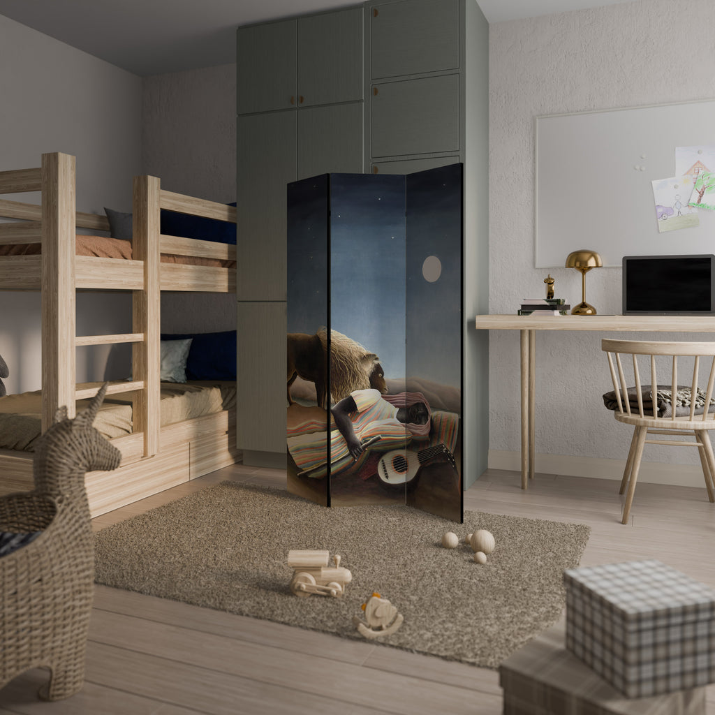 THE SLEEPING GYPSY Biombo de 3 Painéis