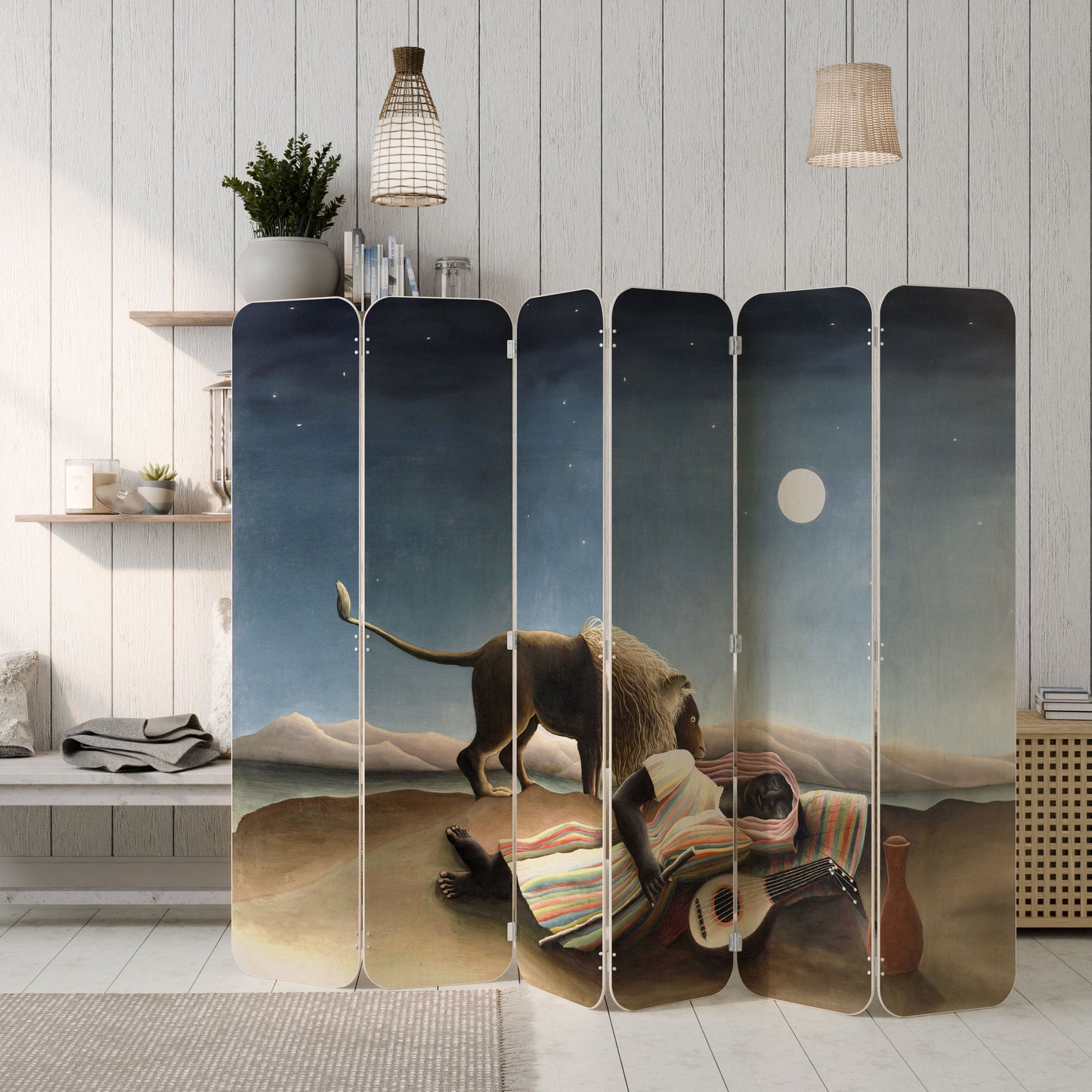 THE SLEEPING GYPSY 6-Panel Plywood Room Divider