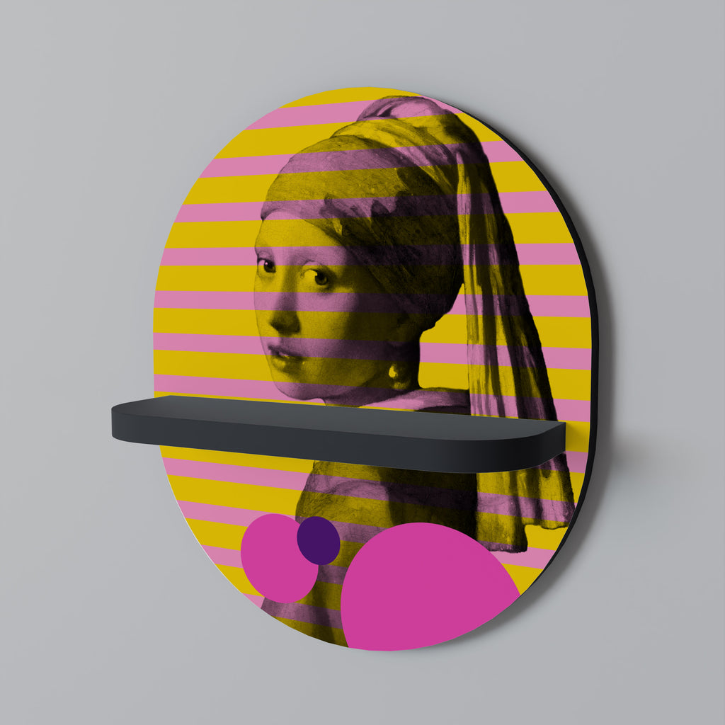 HER WITH A PEARL Decorative Art Shelf