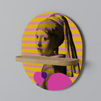 HER WITH A PEARL Decorative Art Shelf