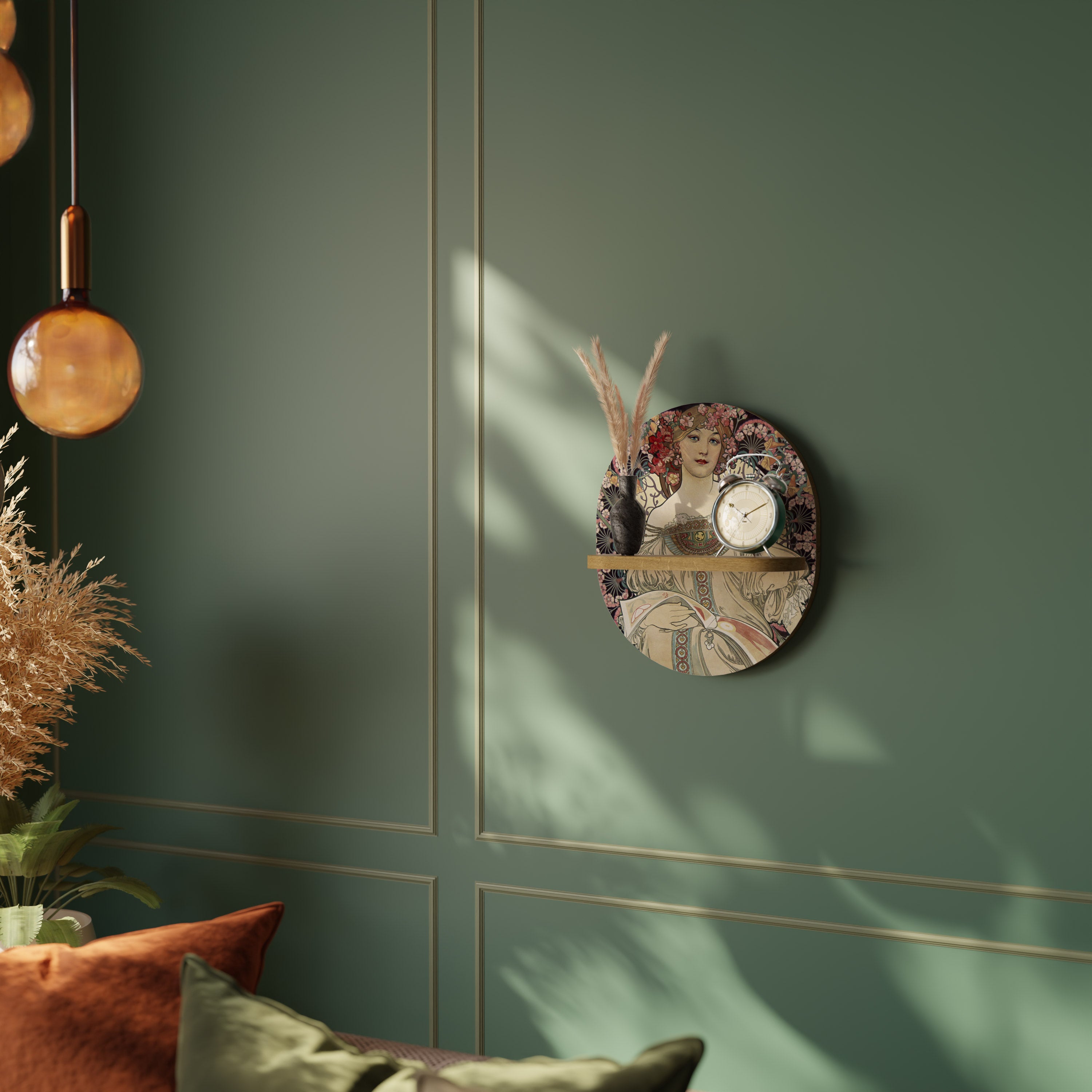 CHAMPENOIS IMPRIMEUR Decorative Art Shelf