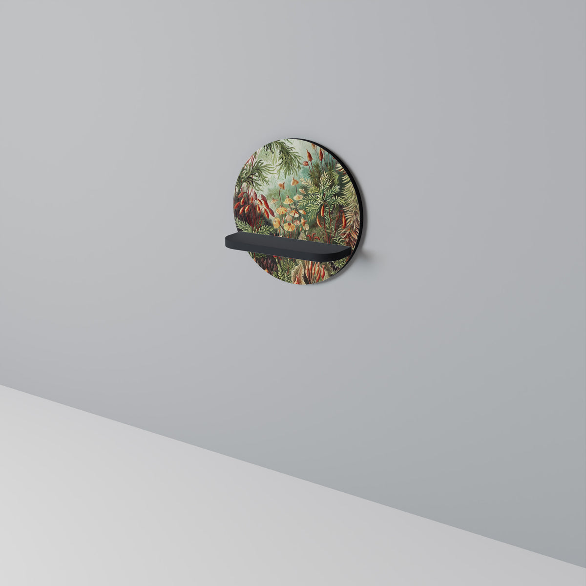 MUSCINAE LAUBMOOSE Dekoratives Wandregal