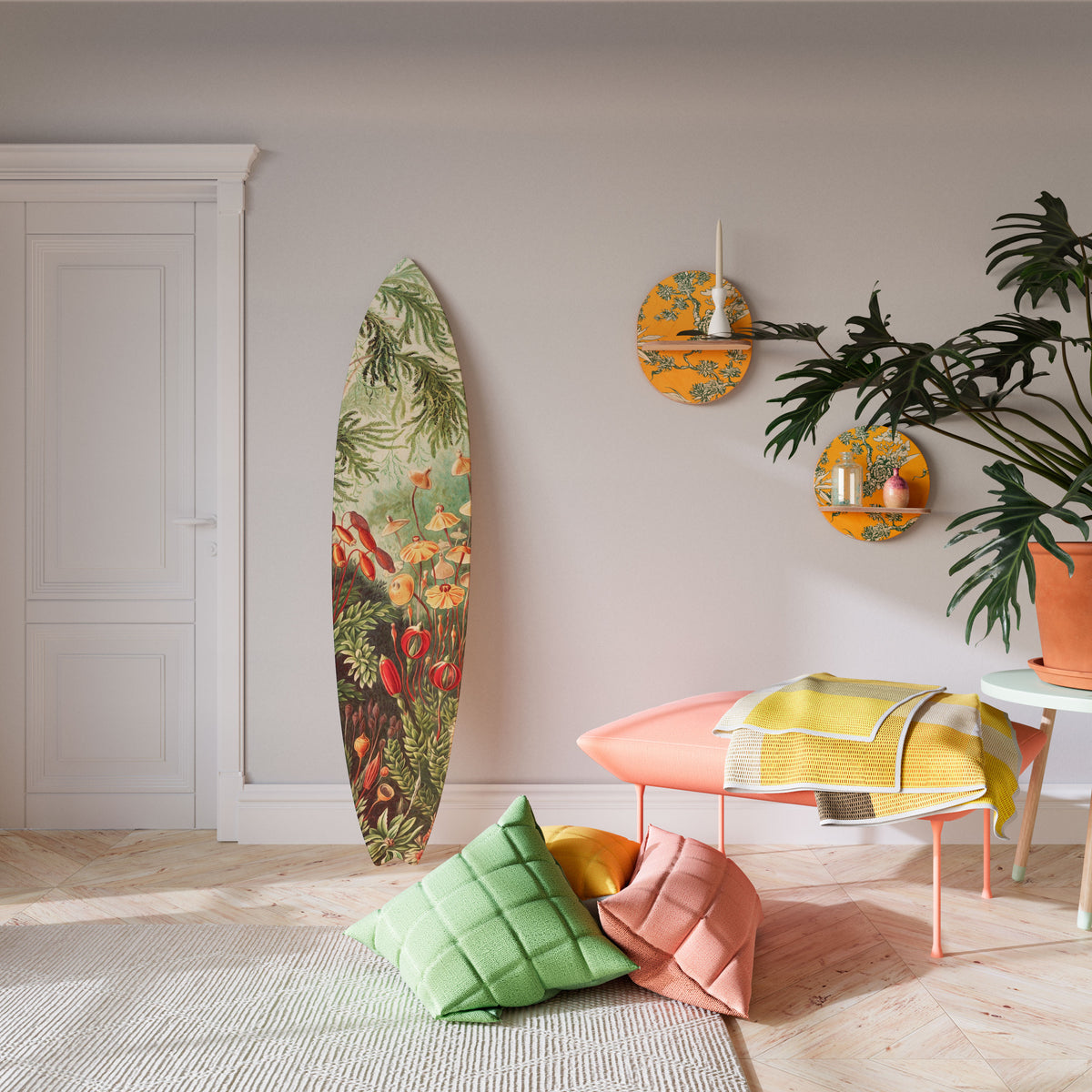 MUSCINAE LAUBMOOSE Surfboard Decorative Panel