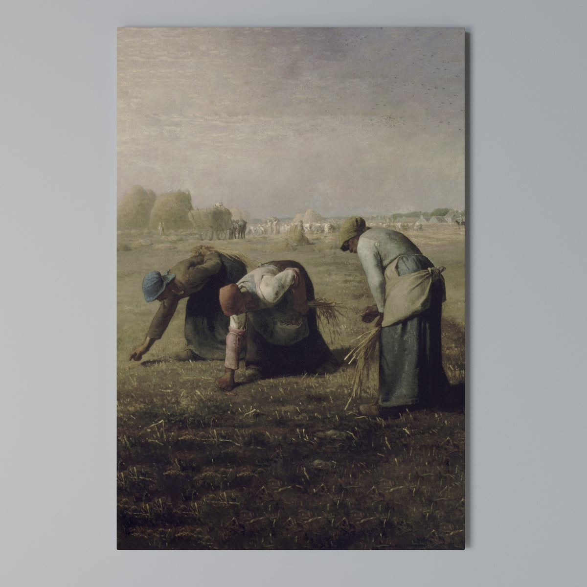 THE GLEANERS Cuadro en lienzo vertical