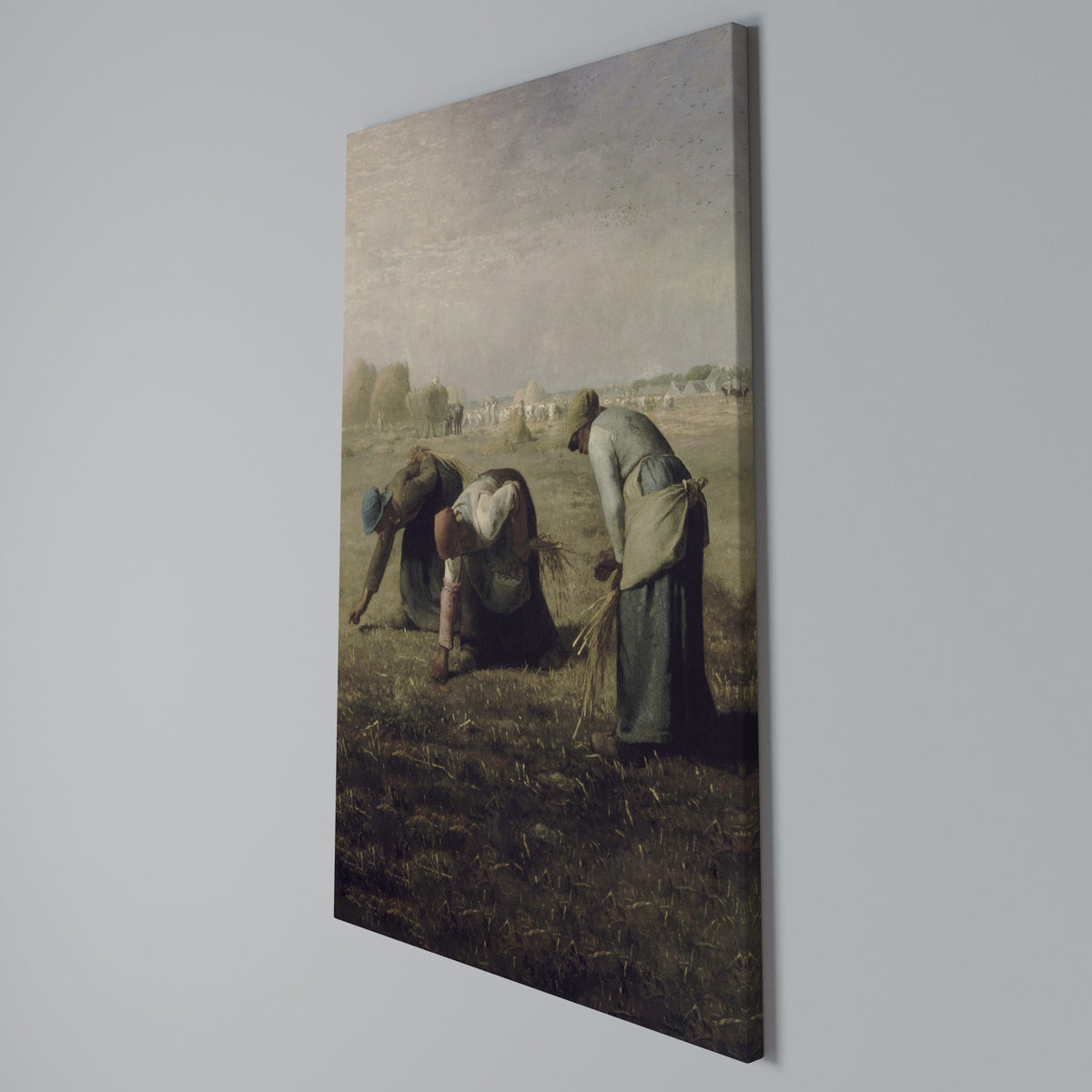 THE GLEANERS Cuadro en lienzo vertical