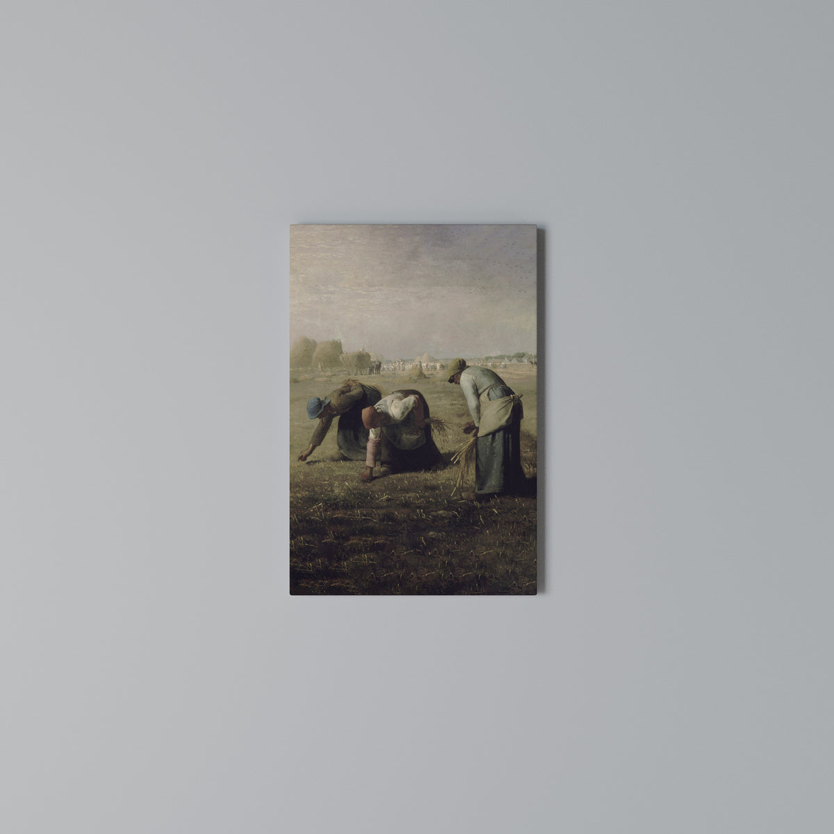 THE GLEANERS Cuadro en lienzo vertical