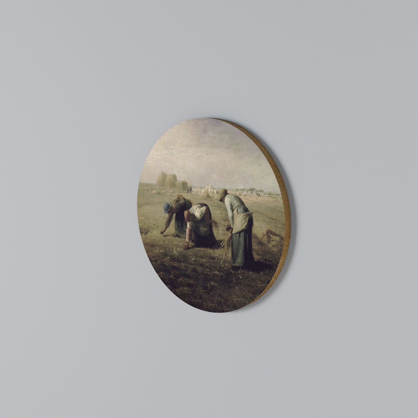 THE GLEANERS Arte de pared redondo