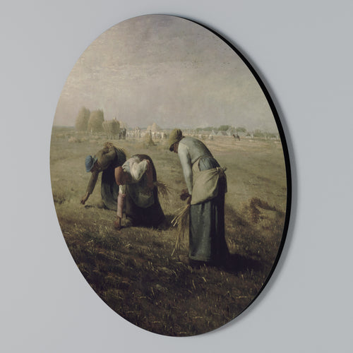 THE GLEANERS Round Wall Art