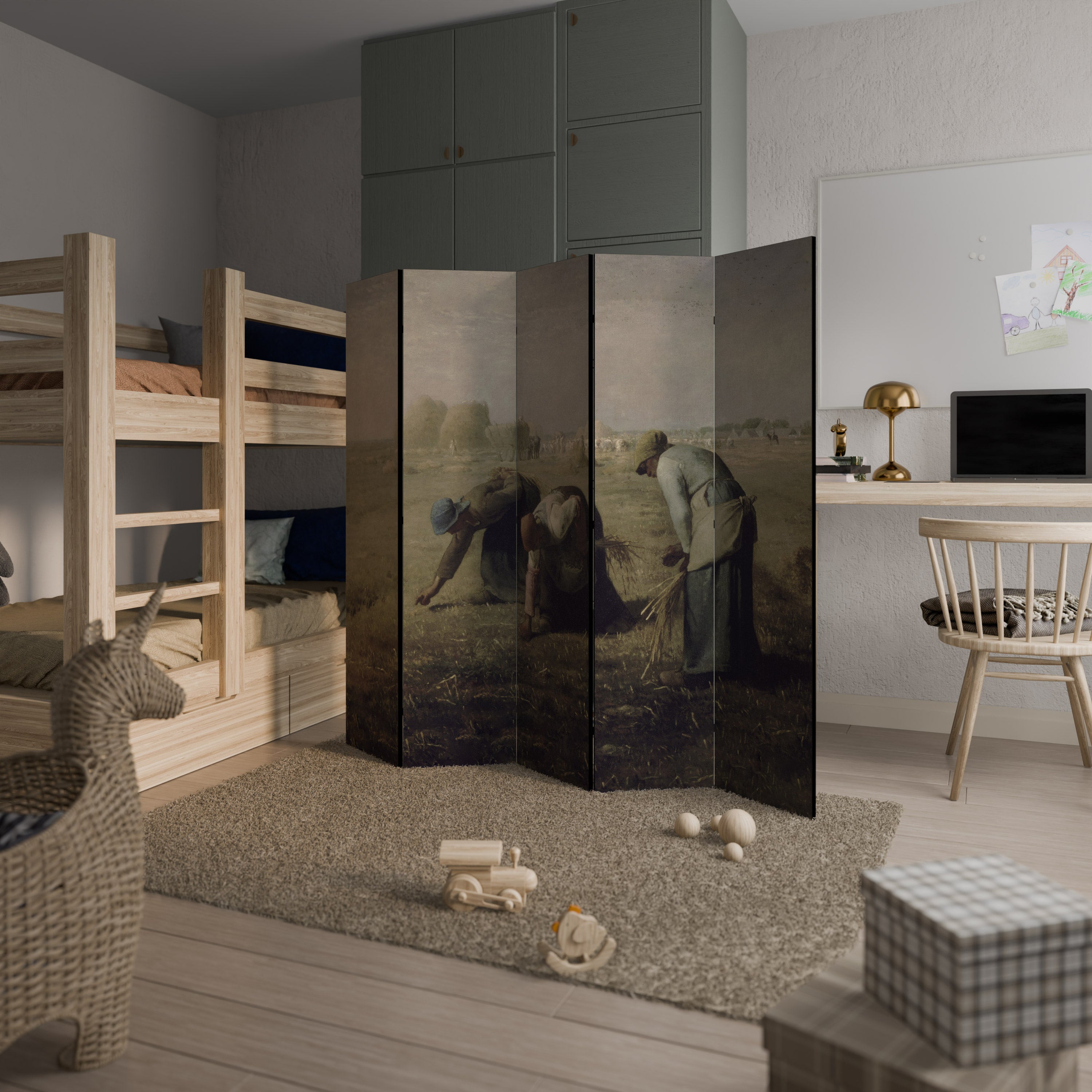 THE GLEANERS Παραβάν με 5 πάνελ