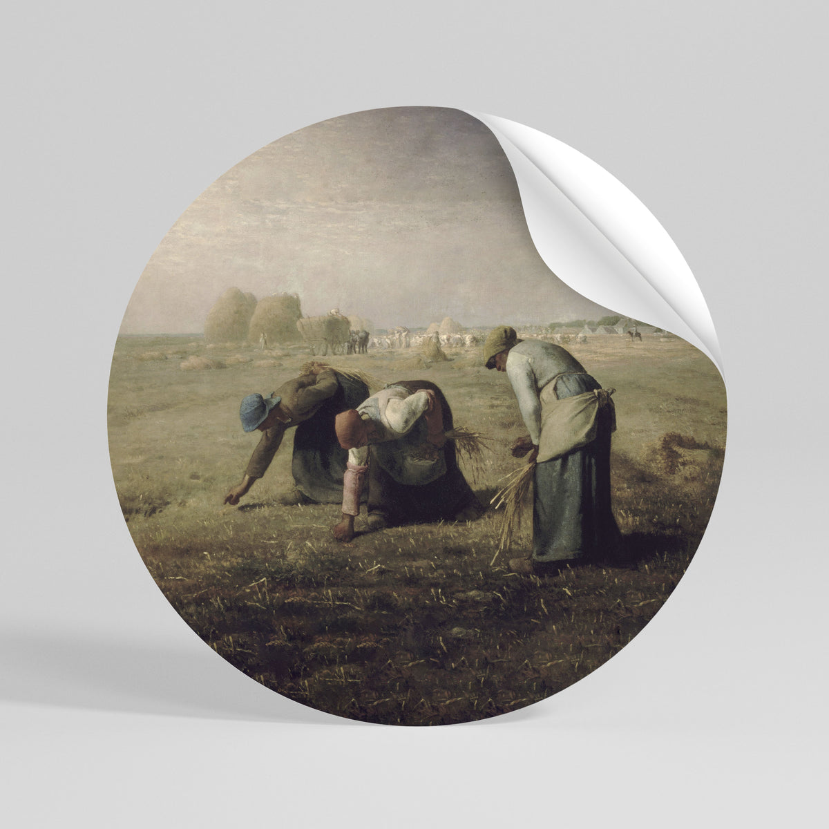 THE GLEANERS Adesivo rotondo riposizionabile