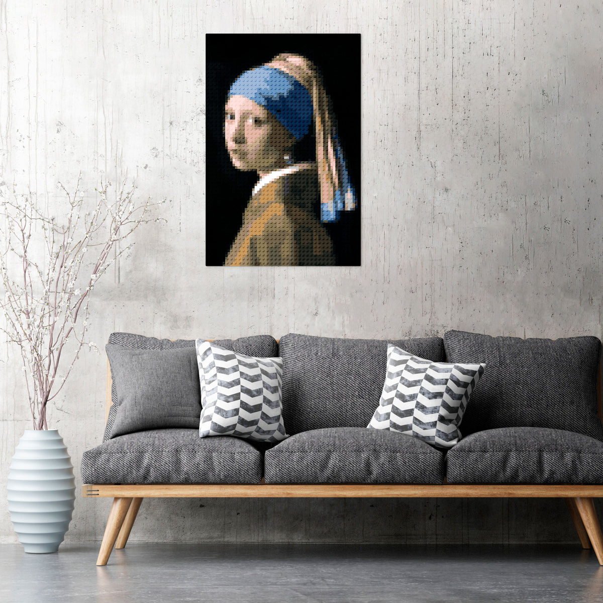 STRUCTURAL MASTERPIECE Quadro em tela vertical