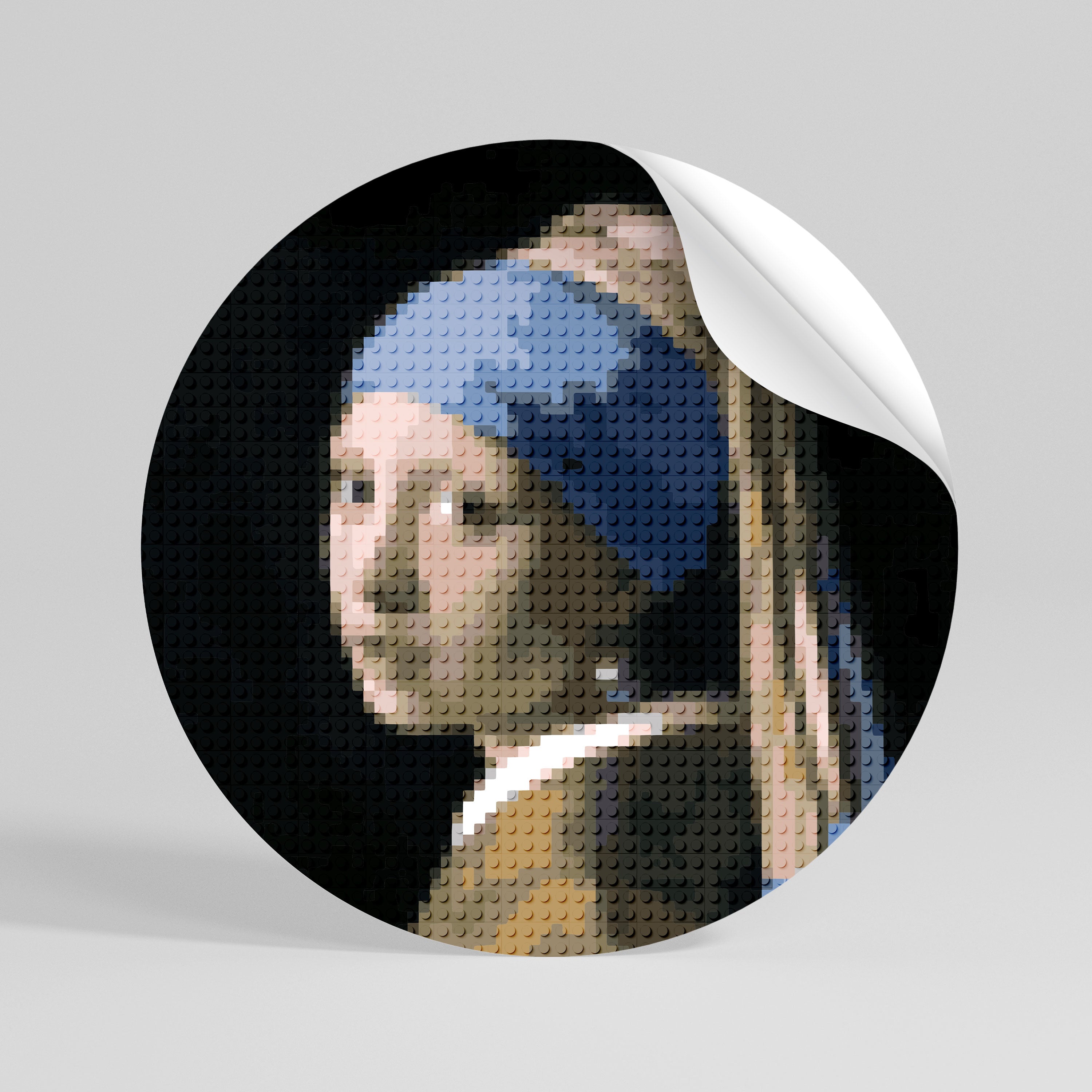 STRUCTURAL MASTERPIECE Rund väggdekal