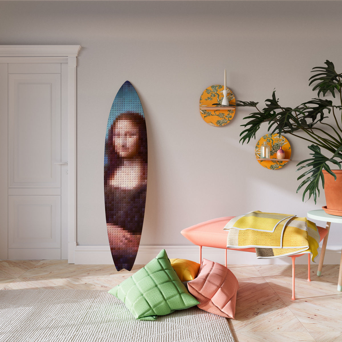 CONSTRUCTIVE ART Διακοσμητική σανίδα Surf