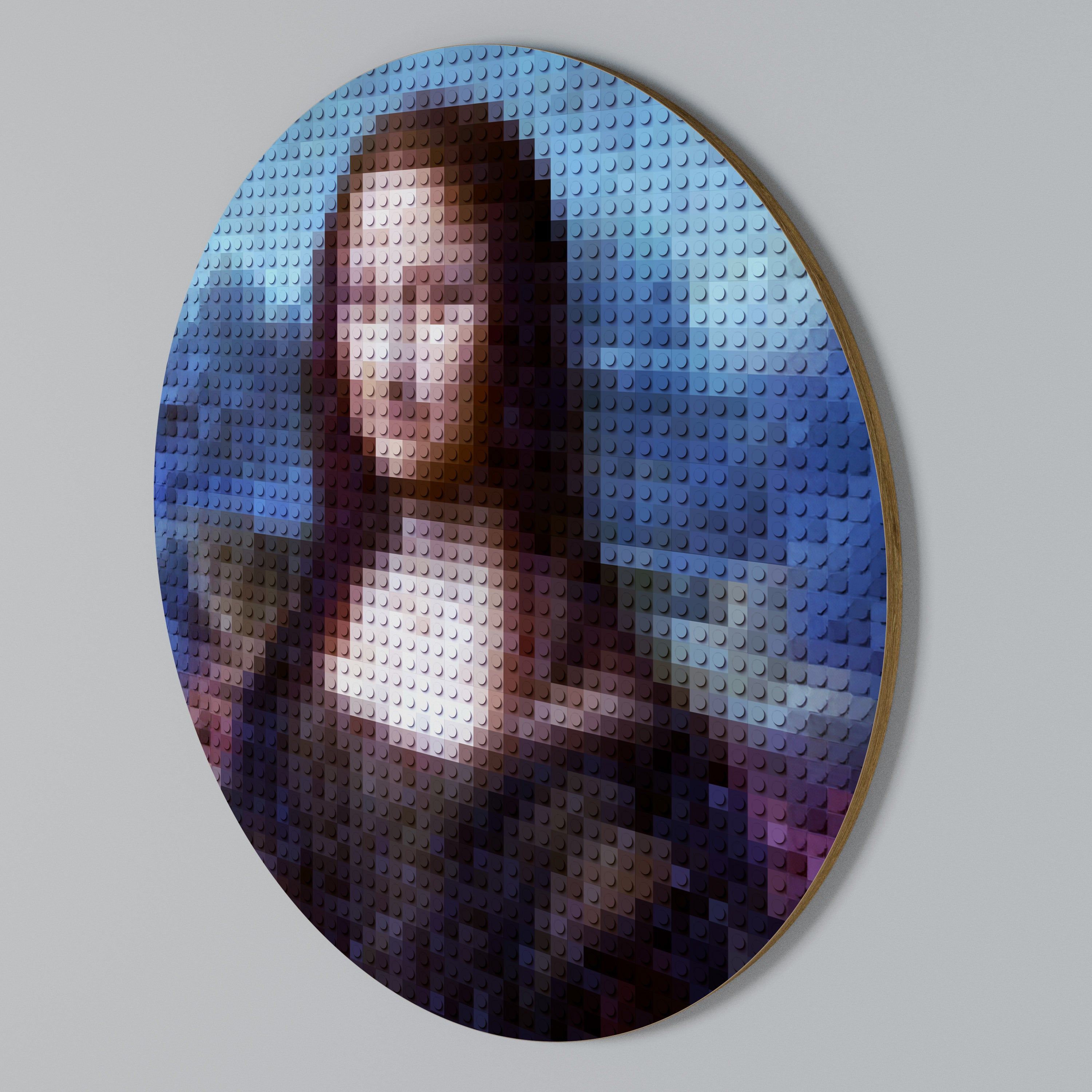 CONSTRUCTIVE ART Round Wall Art