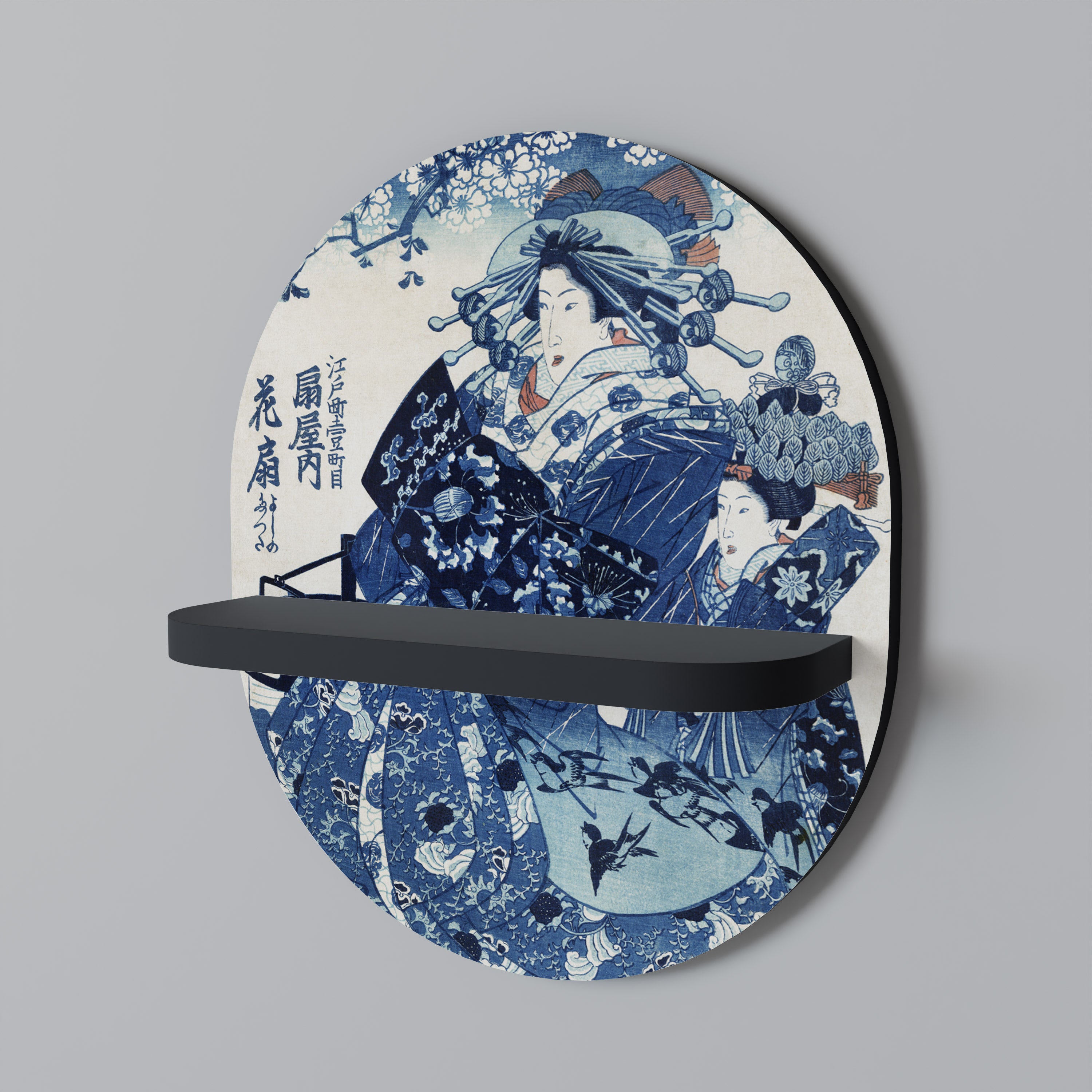 JAPANESE WOMAN Decorative Art Shelf