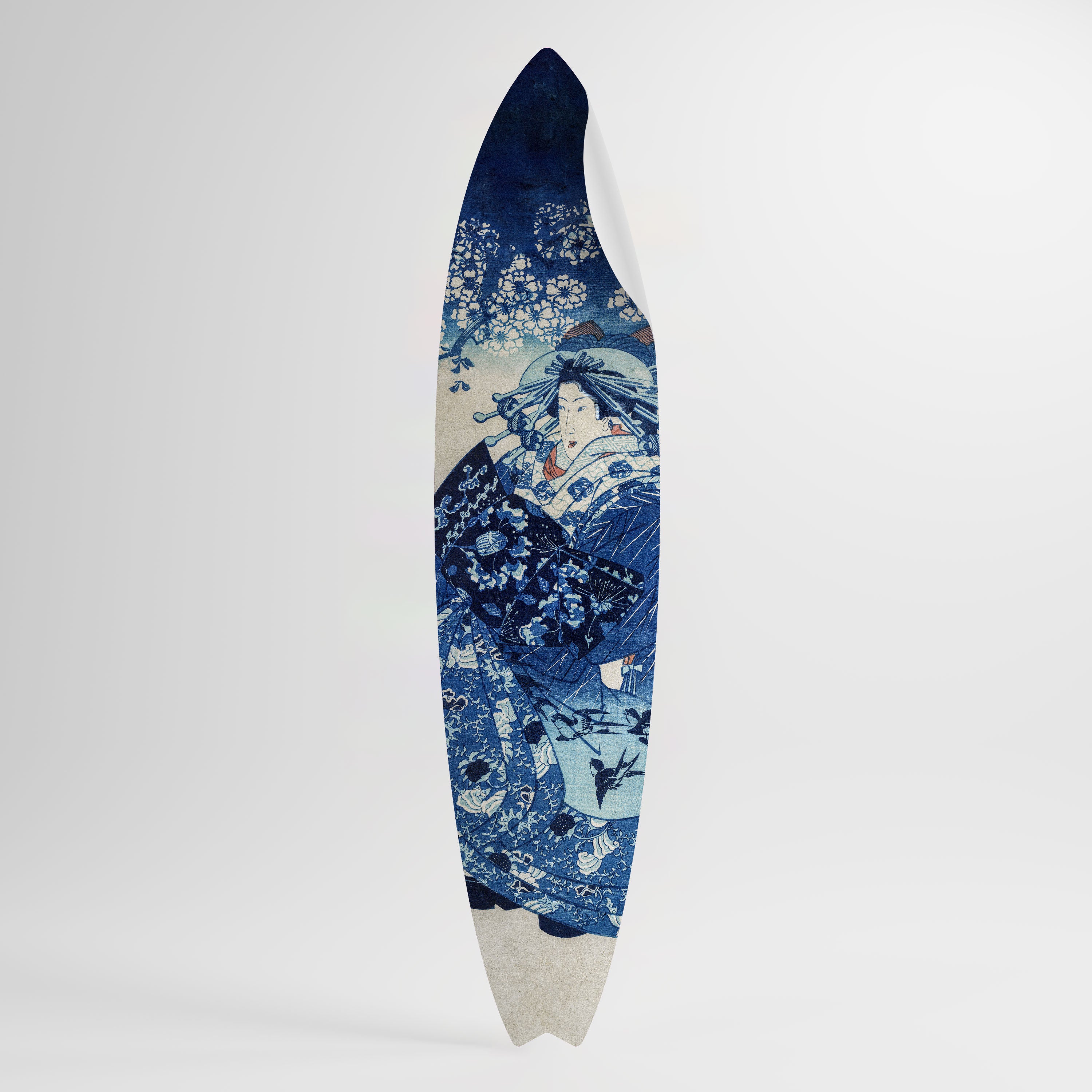 JAPANESE WOMAN Vinilo decorativo de tabla de surf