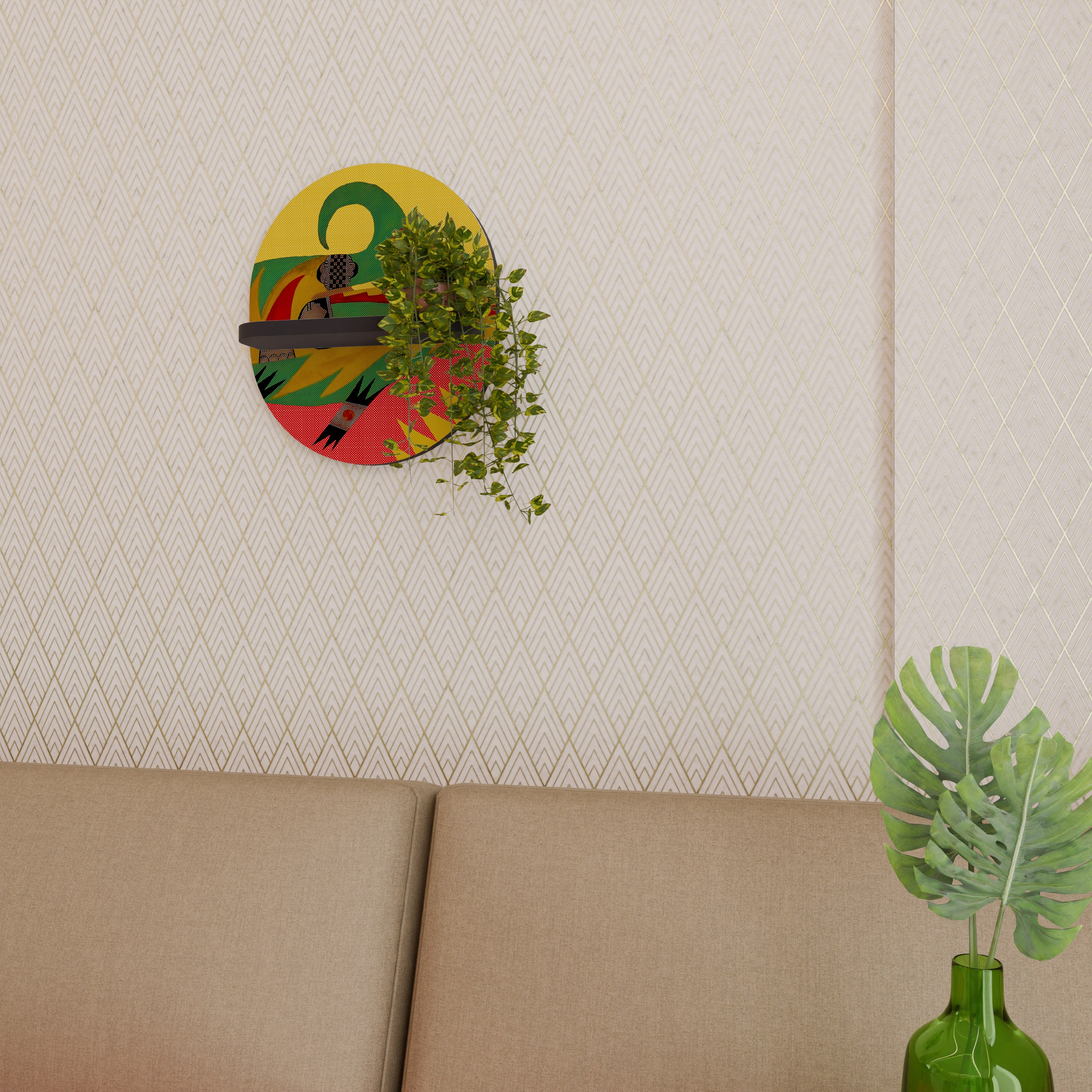 EXPRESSIVE AVANYU Decorative Art Shelf