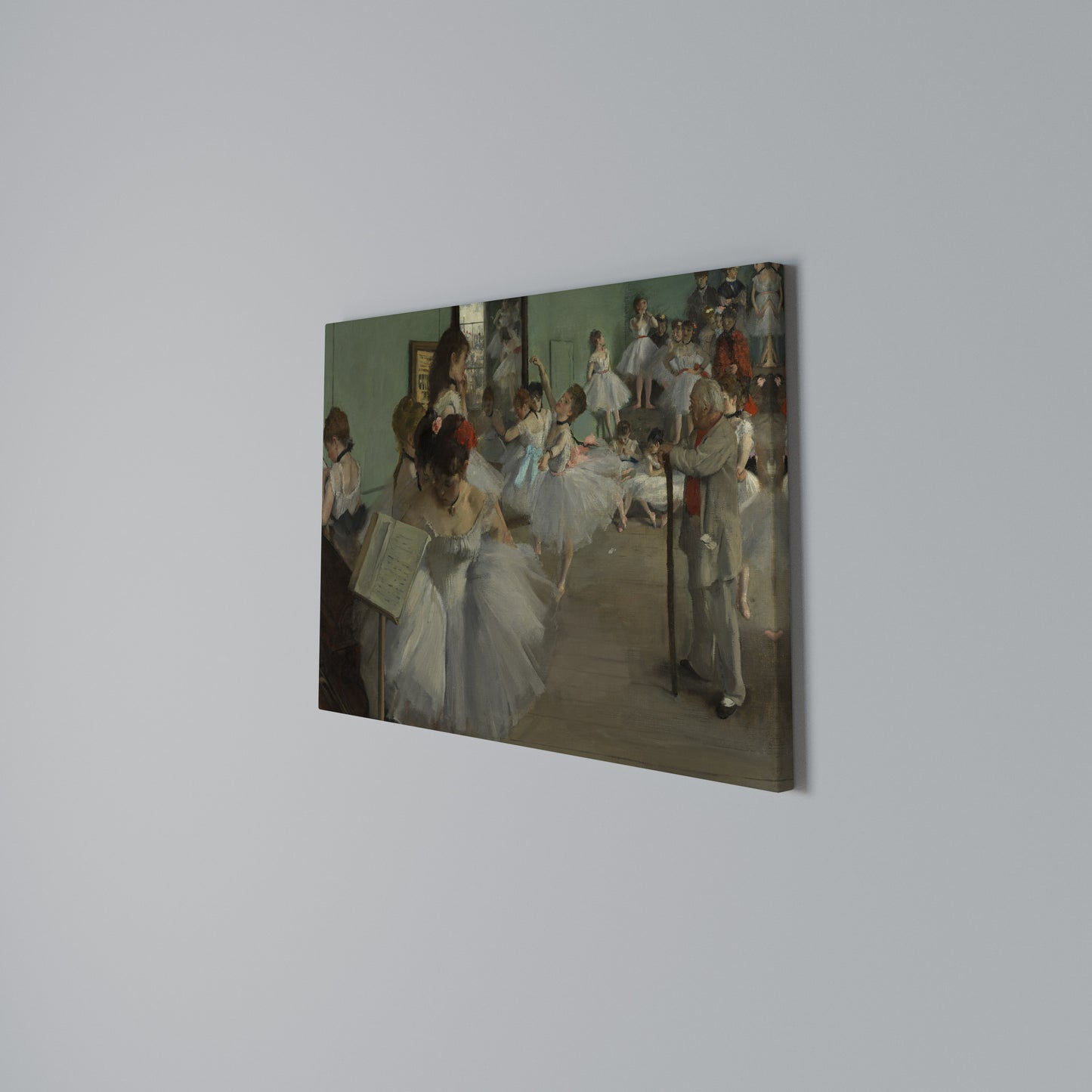 THE DANCE CLASS Horizontal Canvas Print