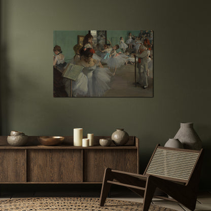 THE DANCE CLASS Horizontal Canvas Print