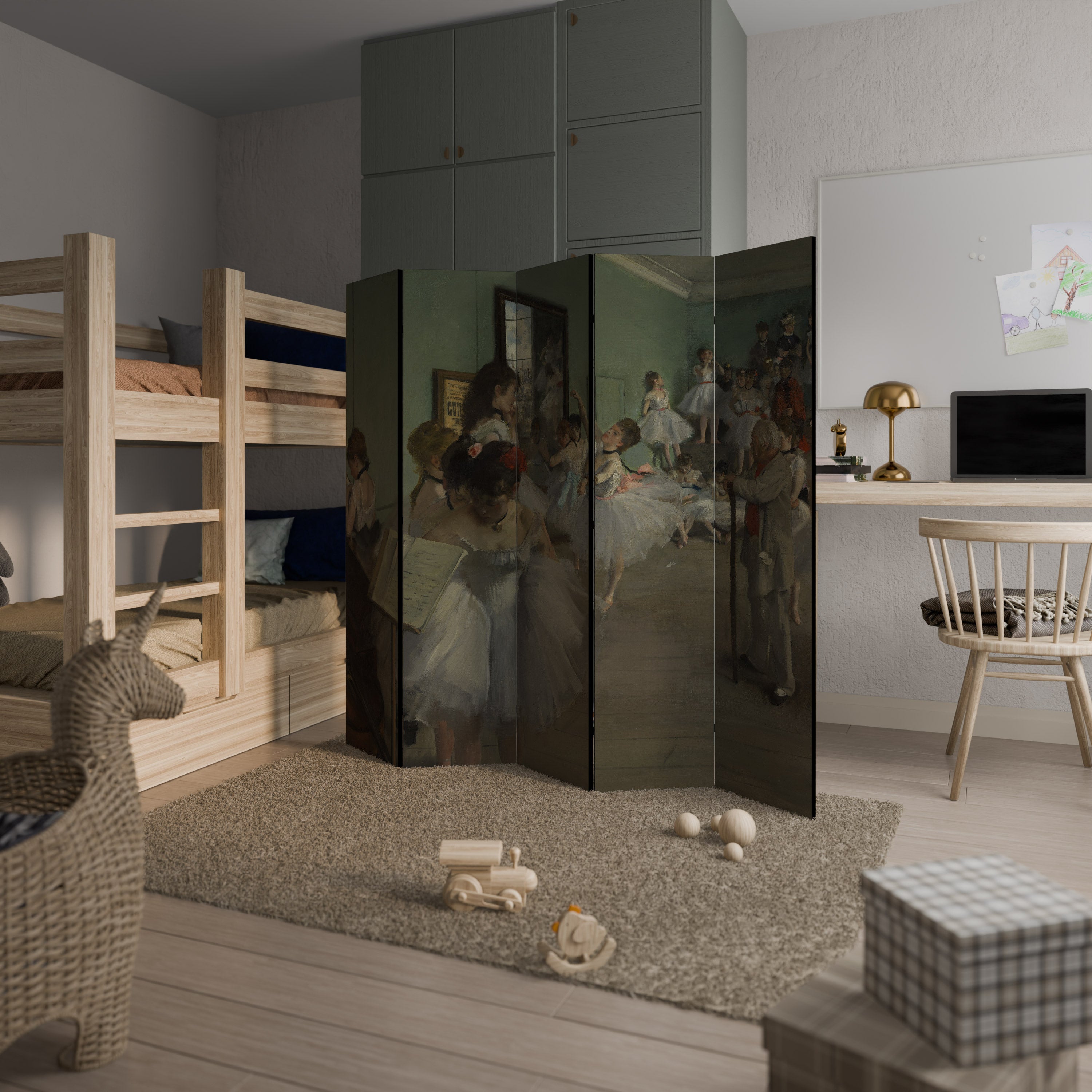 THE DANCE CLASS Παραβάν με 5 πάνελ