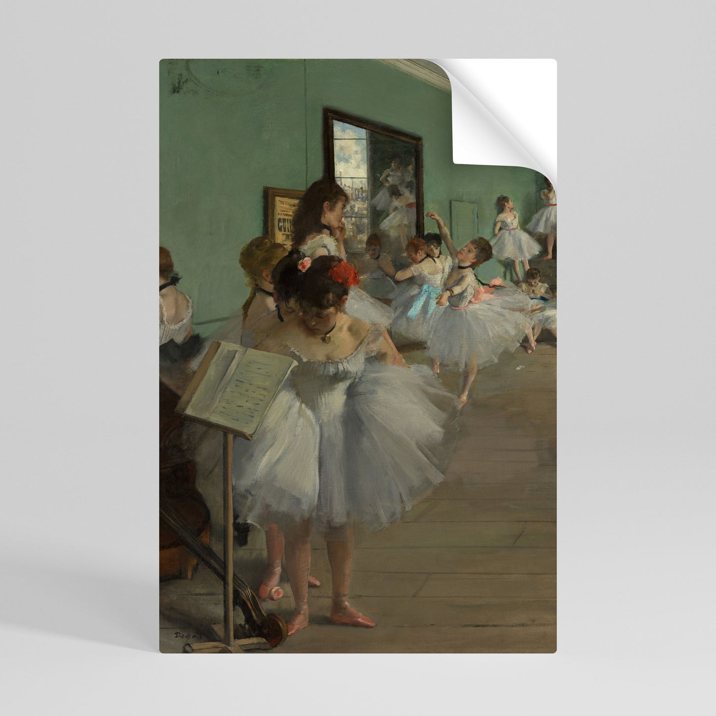 THE DANCE CLASS Självhäftande Vertikal Poster