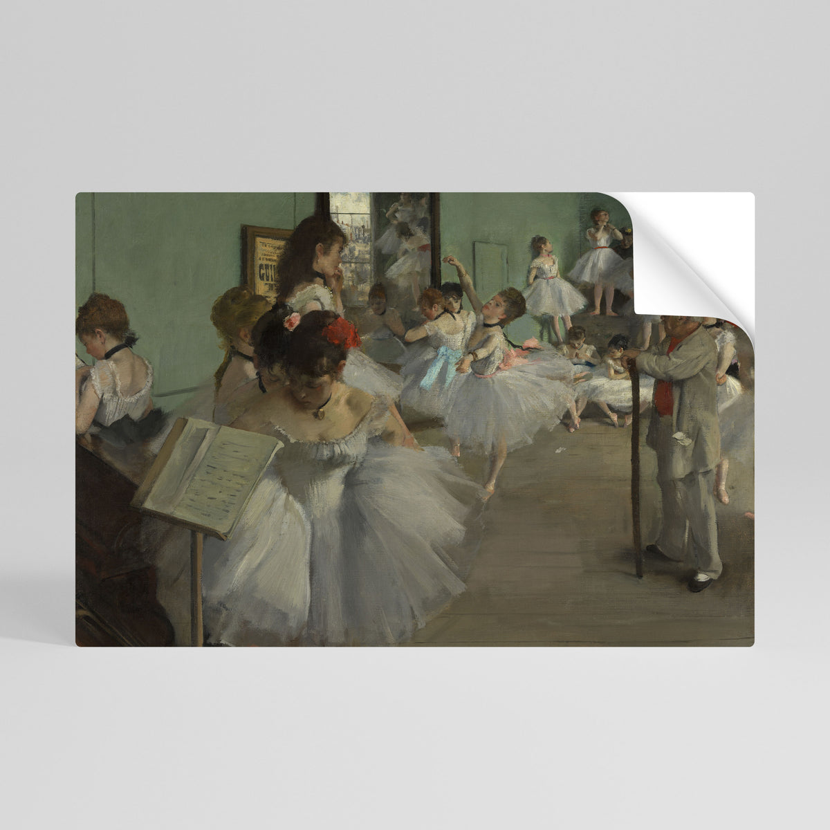 THE DANCE CLASS Självhäftande Horisontell Poster